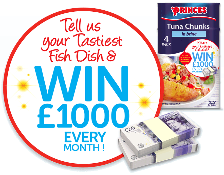 Tell us your favourite dish and win £1000 every month!